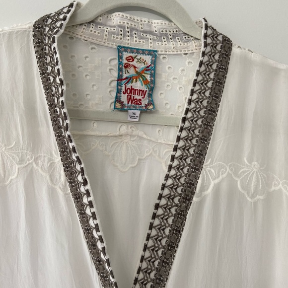 JOHNNY WAS Rosey Kimono XS - Picture 6 of 11